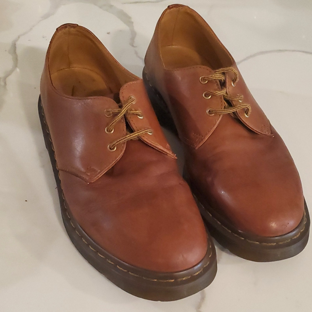 Dr. Martens Dorian Brown Leather Oxford Lace-Up Round Toe Men’s US 10 EU 43